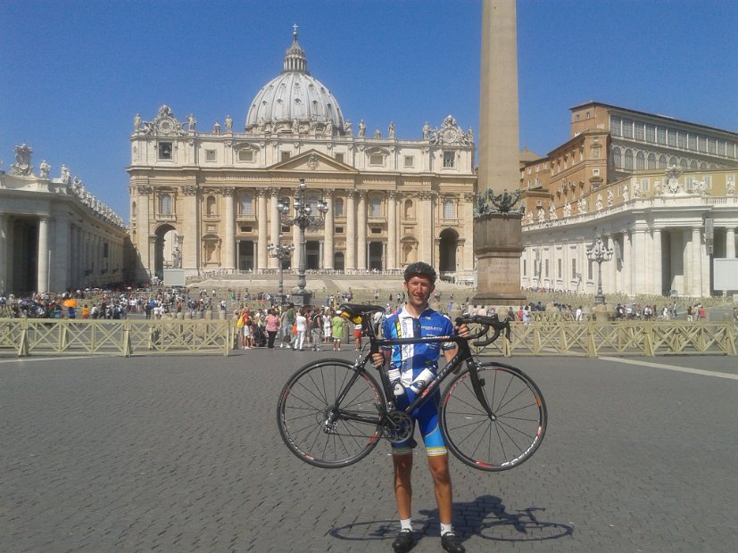 ROMA-SAN PIETRO-ANDREA BICI AL CIELO